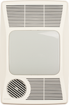 Broan-Nutone 100HFL Heater/Fan/Light, 1500W Heater, 27W Flourescent Light, 100CFM.
