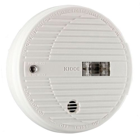 Kidde i9080 Smoke Detector, 9V Battery Powered Ionization w/Safety Light