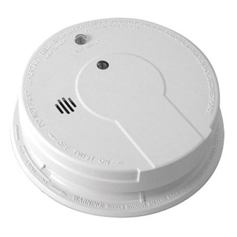 Kidde i12040 Smoke Detector, 120V Hardwired Ionization Rear Load w/Hush Button, Battery Backup & Alarm, N Memory