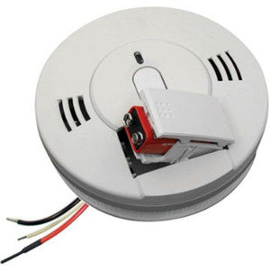 Kidde KN-COPE-I Carbon Monoxide & Smoke Detector, 120V Photoelectric Hardwired Talking w/Battery Backup