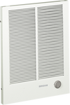 Broan-Nutone 194 Wall Heater, High Capacity, White, 1500/3000W 240VAC, 1125/2250W 208VAC.