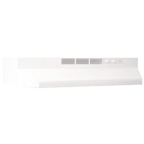 Broan-Nutone 412401 24", White,  Under Cabinet Hood, Non-ducted.