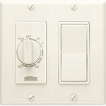 Broan-Nutone 63V 60 Minute Time Control with one rocker switch, Ivory.