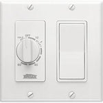 Broan-Nutone 63W 60 Minute Time Control with one rocker switch, White.