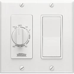 Broan-Nutone 63W 60 Minute Time Control with one rocker switch, White.