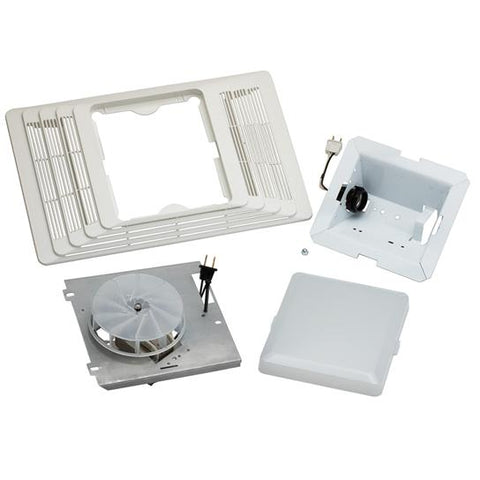 Broan-Nutone 657F Finish Pack. Fan/Light Assembly and Grille, 100W Light, 70 CFM.