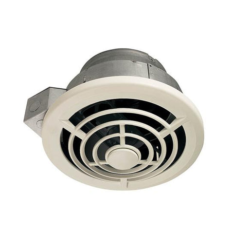 Broan-Nutone 8210 Ceiling Fan, 8" Vertical Discharge, 7" Round Duct.