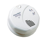 brk sc7010bv carbon monoxide smoke alarm 120v hardwired photoelectric w battery backup voice warning