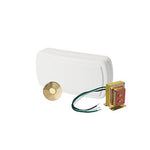 Broan-Nutone BK131LPB Chime, 1 lighted stucco pushbutton in polished brass, 1 std. transformer.
