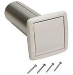 Broan-Nutone WC650 4" Wall Cap for 4" round duct. Includes 4" diameter metal duct connector and four mounting screws.