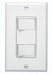 Broan-Nutone 68W 2-Function Control, White, 15 amp, 120V.