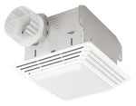 Broan-Nutone HD80L Heavy Duty Fan/Light, 80 CFM, 2.5 Sones. 100W Incandescent Light (bulb not included). Type IC.