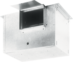 Broan-Nutone L900L Ventilator; 884 CFM Straight Through, 3.8 Sones; 858 CFM Right Angle, 3.4 Sones. 120V.