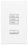 Lutron QSWS2-3BRLN-WH QSWS2 WALLSTN 3BRL N/INS WH