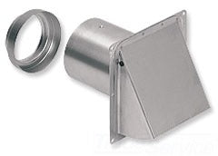 Broan-Nutone 885AL Wall Cap, Aluminum,  for 3" and 4" round duct