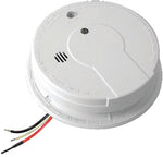 Kidde P12040 Smoke Detector, 120V Hardwired Photoelectric w/9V Back-Up Battery