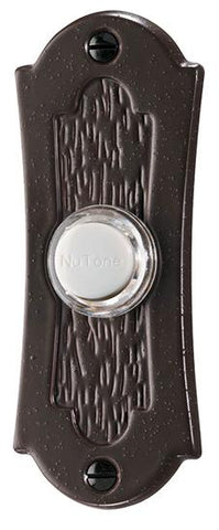 Broan-Nutone PB27LBR Door Chime Pushbutton, lighted in oil-rubbed bronze