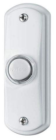 Broan-Nutone PB53LWH Door Chime Pushbutton, lighted in white