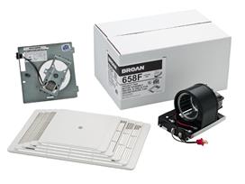 Broan-Nutone 658F Finish Pack. Heater/Fan Assembly and Grille, 1300W Heater, 70 CFM.