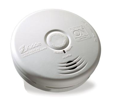 Kidde P3010L Smoke Detector, 10-Year Worry-Free DC Sealed Lithium Battery Powered for Living Area w/Hush Button